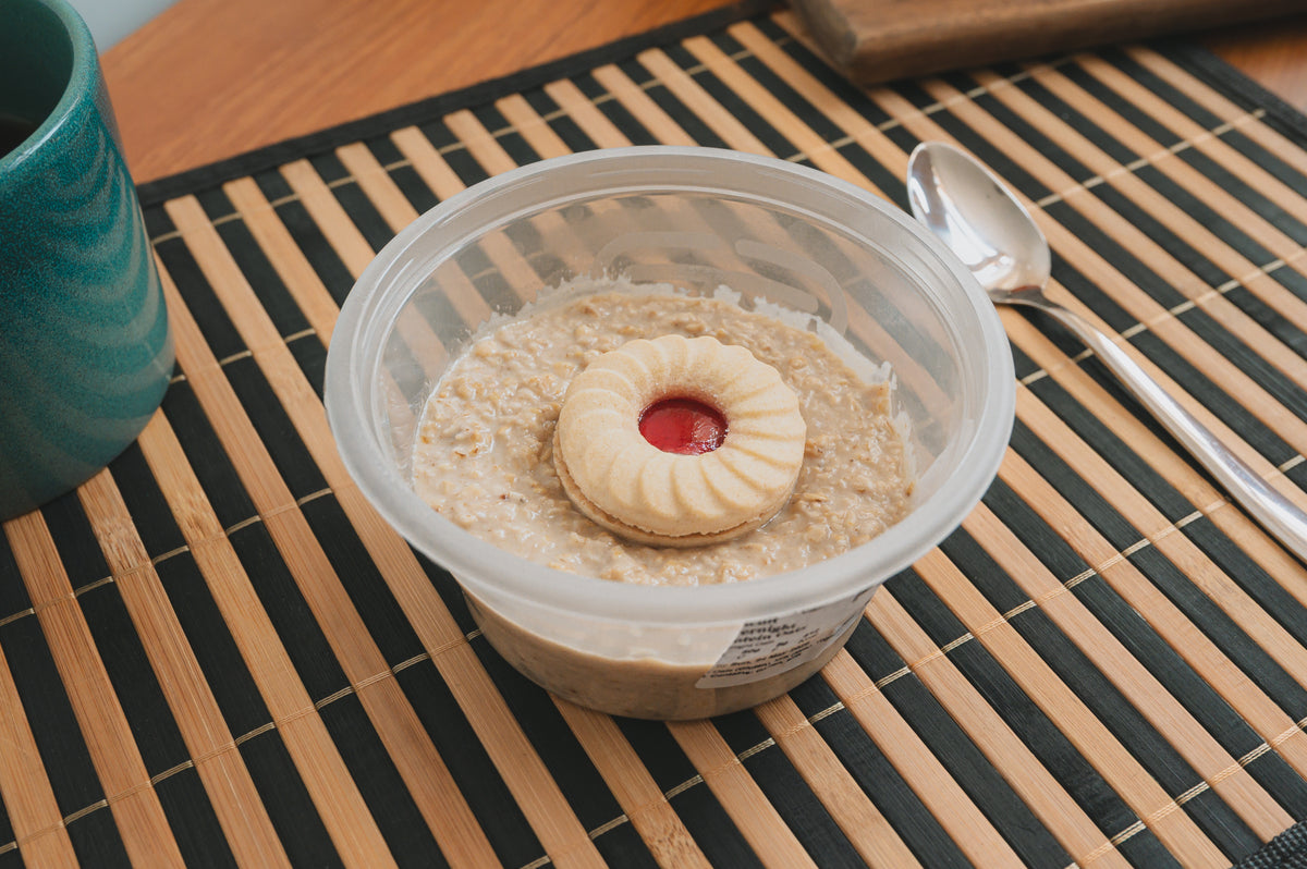 Jam & Cream Biscuit Overnight Protein Oats