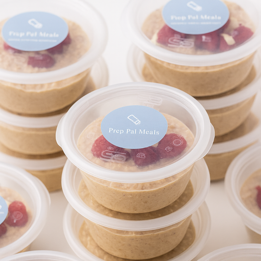 White Chocolate and Raspberry Overnight Protein Oats